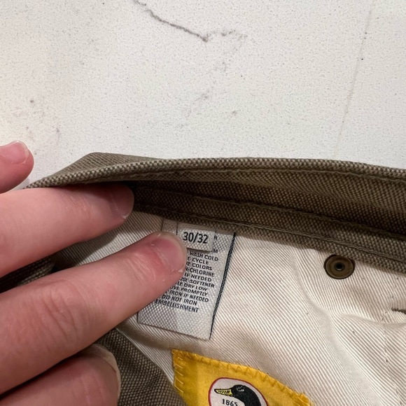 Duck Head Field Canvas Five-Pocket Olive Green - Picture 2 of 4